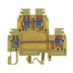 Borne d'alimentation par le biais de deux étages Cabur 4mmq Beige DS100