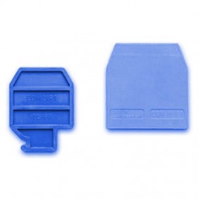 Plaque terminale Cabur à pince 10mmq Bleu CBX44