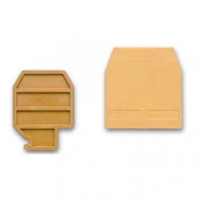 Plaque terminale Cabur à pince 10mmq Beige CB431