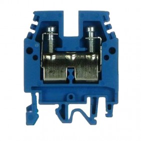 Morsetto passante standard Cabur 2,5mmq Blu CBX12