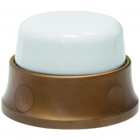 Porcelain and brass junction box Gambarelli...