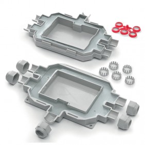 Boîte de jonction 5 entrées avec le périmètre...