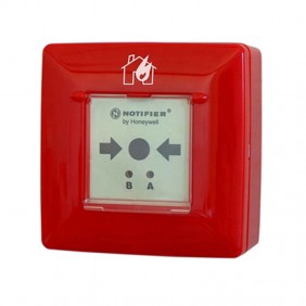 Notifier P700 mit manueller Feuertaste bei Glasbruch
