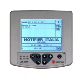Pannello di Ripetizione LCD per centrali Notifier serie AM LCD6000N