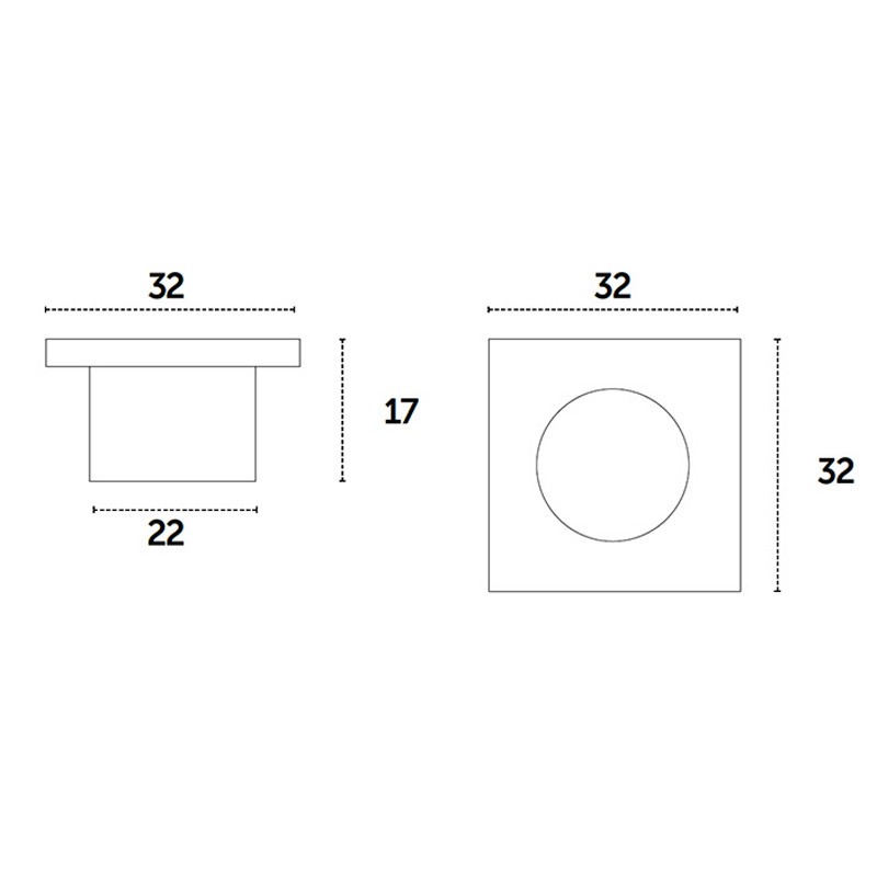 Strahler einbau-Play-LED-Led-PETIT RAHMEN 2W 3000K Silver DL2LQSC