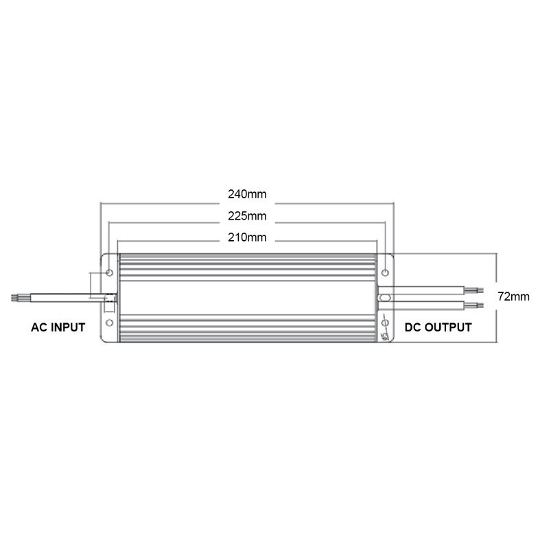 Alimentation pour Led Ledco 150W 24V IP67 TR24150/67