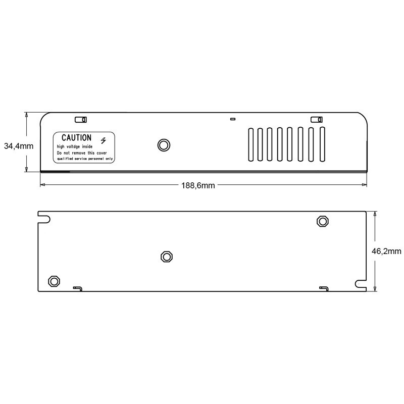 Netzteil für led-Ledco 100W 24V IP20 TR24100