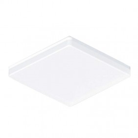 Plafoniera Novalux Luna quadra bianca LED 19W 3000K IP44 104305.01