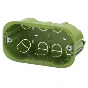 Caja Rectangular de paredes de luz Gewiss 4 módulos GW24404PM