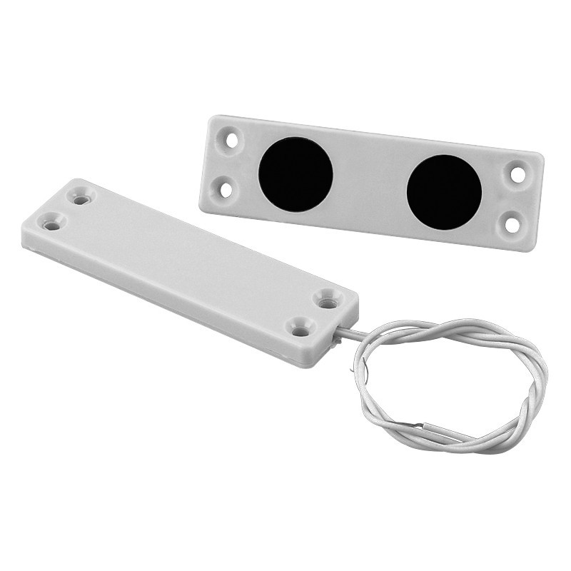 Contatto magnetico ultra piatto Lince Bianco per alluminio 1001