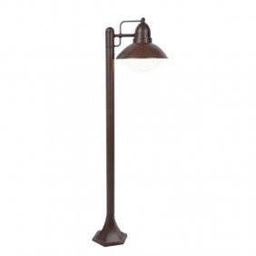 Paletto per giardino Sovil Itaca 100cm attacco E27 colore Corten 593/36
