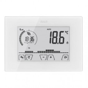 Termostato da parete Vimar WiFi Touch screen Bianco 02907