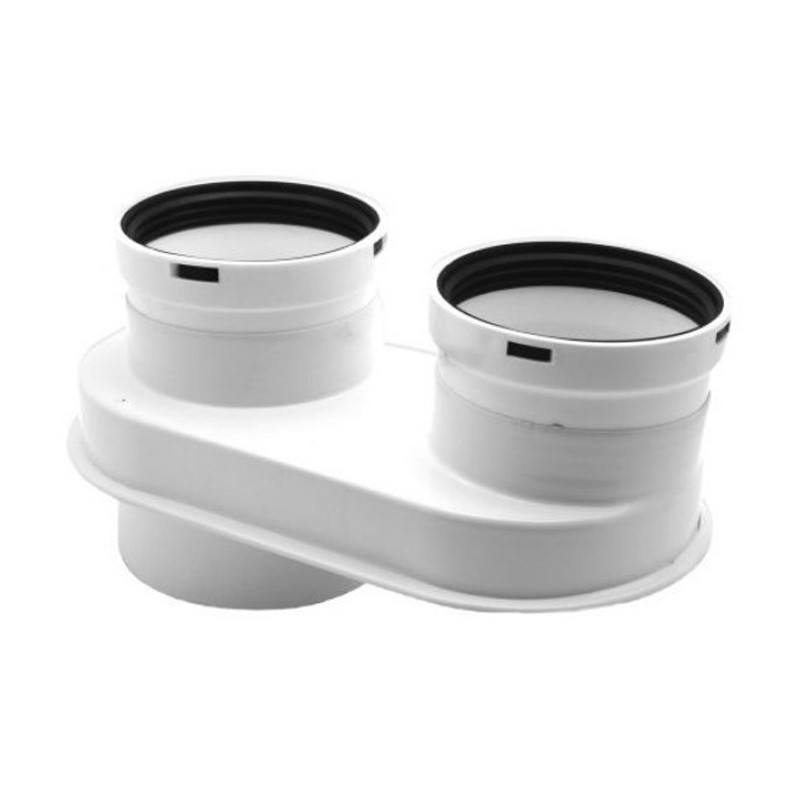 Kit rauchgas Baxi doppelt schwenkbar 7102689