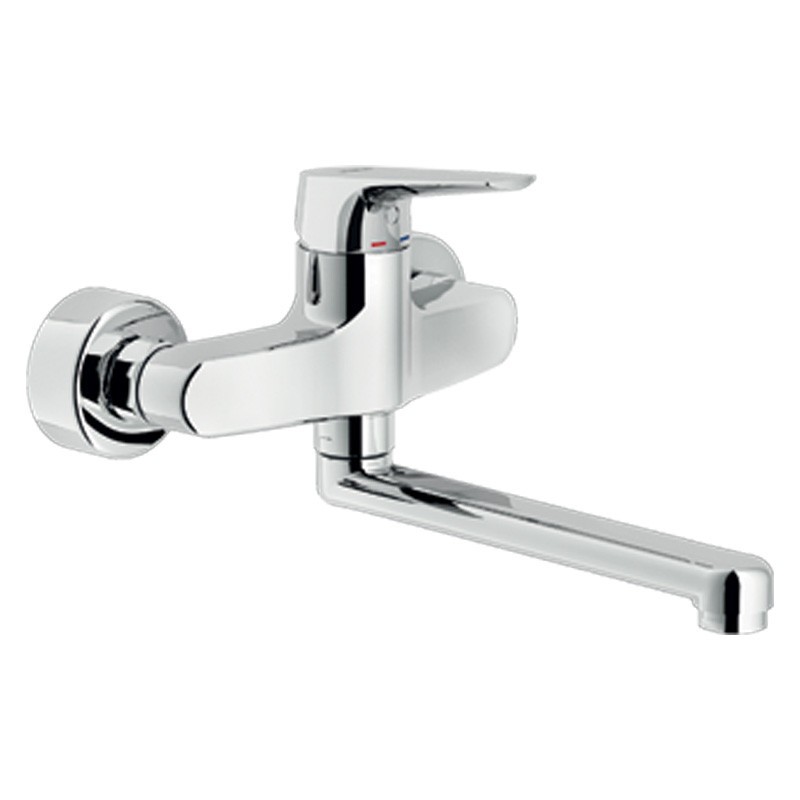Rubinetto miscelatore a parete per lavabo Nobili LIVING NB84115 CR