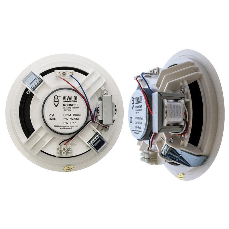 Haut-parleur haut-parleur rond encastré Vivaldi ULYSSE 6W/10 ROUND6T