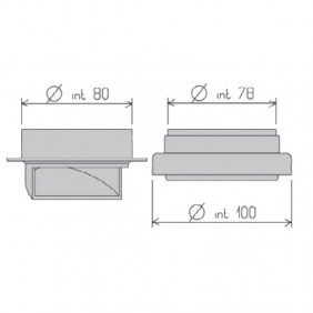 Kit split Beretta ø80 pour Chaudière Idrabagno LX-17 1220409