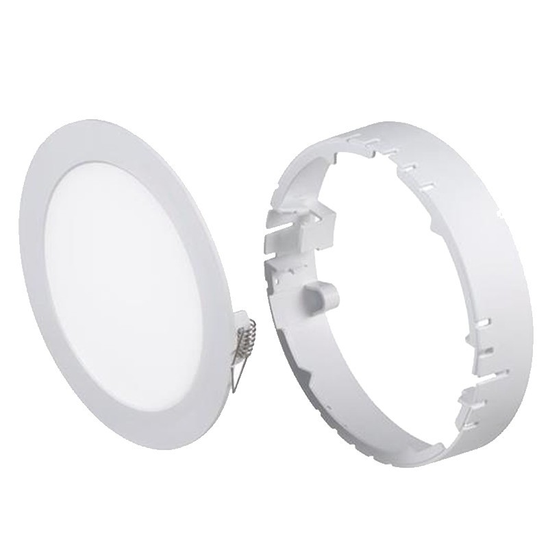 Faro Plana redonda flash 20W 3000K con marco STLED20WBC