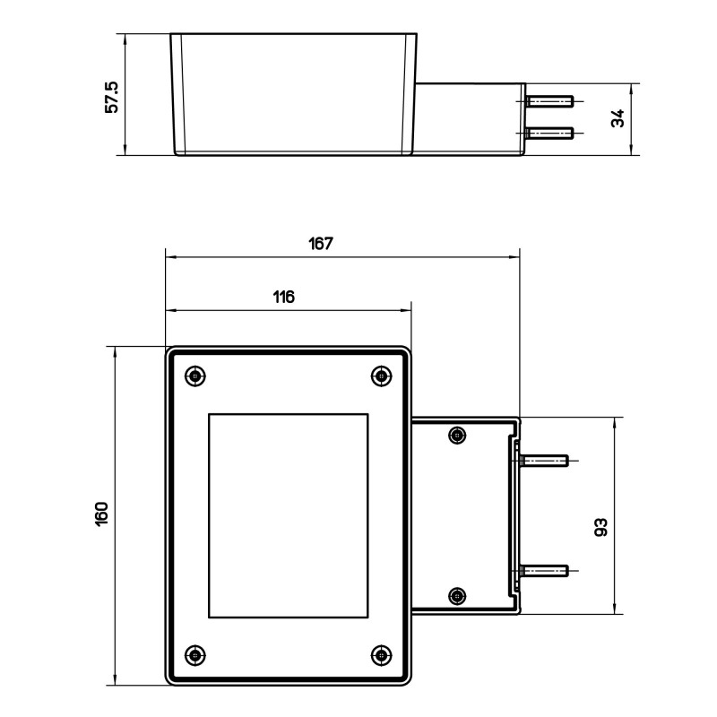 Apliques de LED Lateral SOLARIS MINI MCL 13W 3000K 67960-LBC