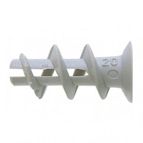 Wall plugs for plasterboard Fischer DUOBLADE without screws 00545675