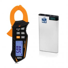 Kit Promo HT Pinza amperometrica HT7005 + Powerbank 10AH HP07005P