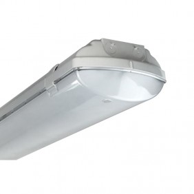 Lampe de plafond étanche Beghelli réglable 36W LED 4000K 60cm IP65 40003
