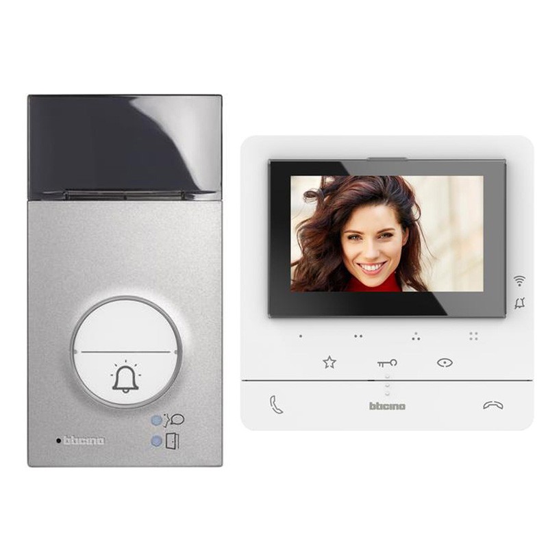 Kit de portier vidéo Bticino CLASSE100 X16E WiFi 2 fils unifamilial 364614