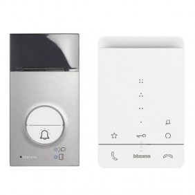 Bticino CLASSE 100A16E 2-Wire Single Family Intercom Kit 364232