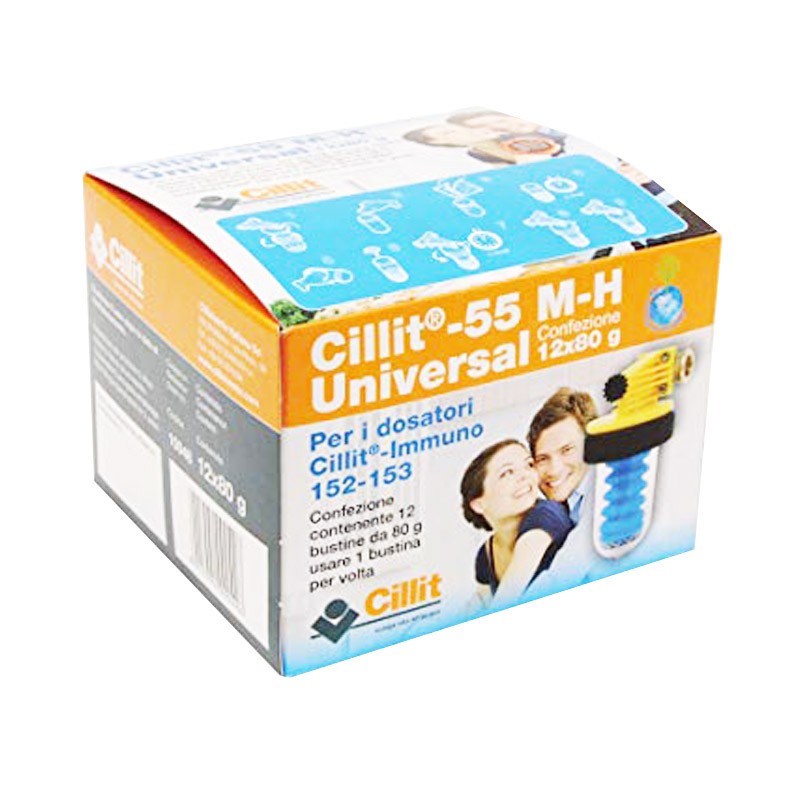 The packaging of salts, polyphosphates, universal 55 M-H 12 sachets 80g 10048