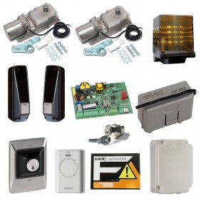 Kit de motor subterráneo FAAC con puerta de 2m sin cajas 106746445