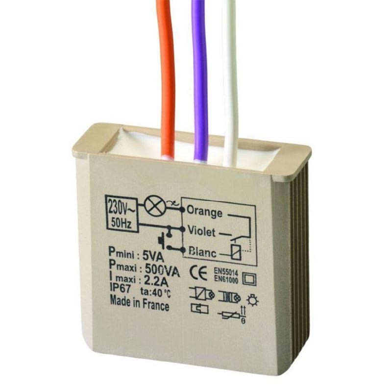 Urmet Yokis MTR500E Step-by-Step Electronic Relay with Neutral 5454050