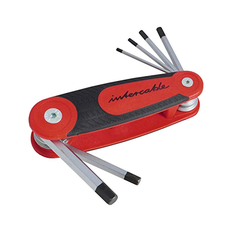 Jeu de clés allen Intercable Rouge 7401002
