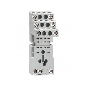 Zoccolo per relè industriali Lovato con 2 scambi per serie HR602C HR6XS21