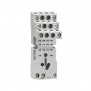 Socket for industrial relays Lovato with 2 exchanges for a series HR602C HR6XS21