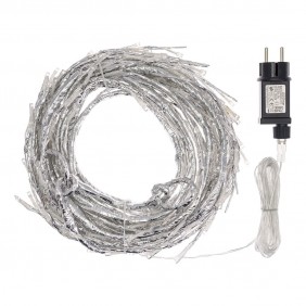 Ramo luminoso Natale Tecnid colore argento luce bianca F61381-A0