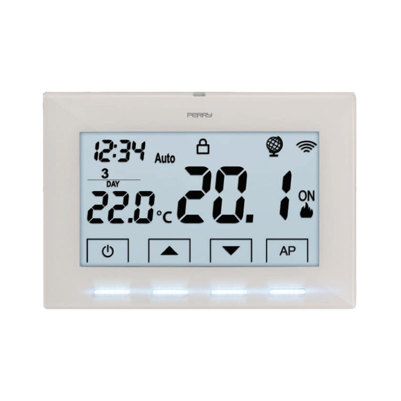 Chronothermostat mural Perry WIFI blanc 1TXCR029WIFI