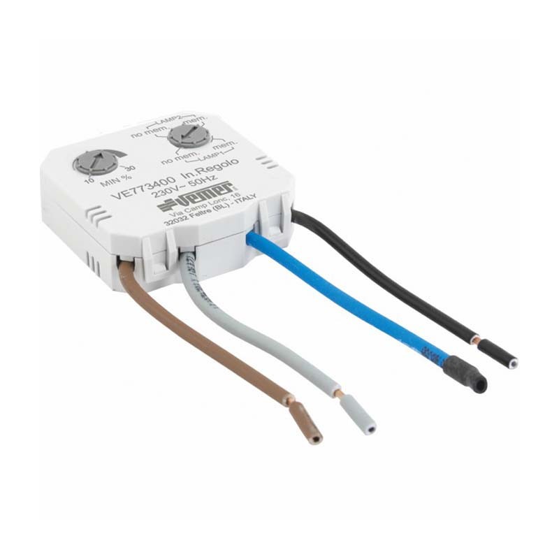 Dimmer da retrofrutto Vemer IN.REGOLO per controllo luci VE773400
