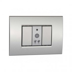 Détecteur de mouvement crépusculaire Vemer 1 module d'Argent VE765200