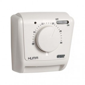 Termostato mecánico Vemer Klima SI para montaje en pared con membrana de gas VE021200