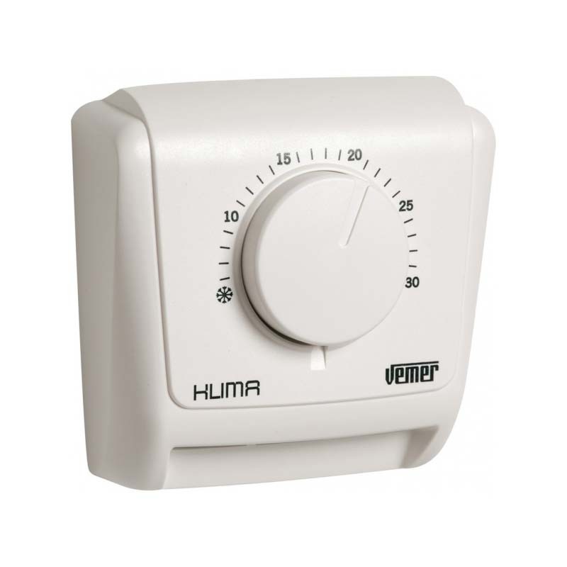 Mechanical thermostat Vemer Klima 2 for wall mounting with gas membrane VE018800