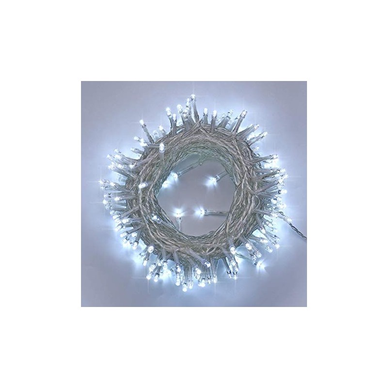 Cadena de Luces de Navidad Wimex 100 LEDS + 20 Destello de luz fría 4501347