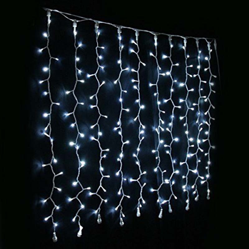 Tenda Professionale di Natale Wimex 240 LED + 60 FLASH Bianco freddo 4501123