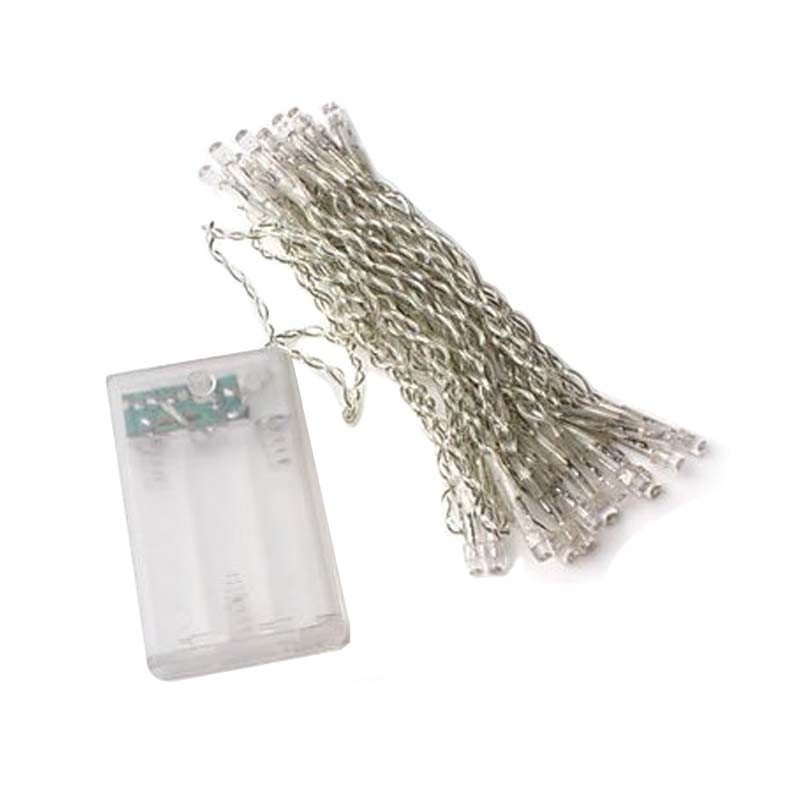 Series minilucciole Christmas battery Giocoplast 60 LED white 14611101