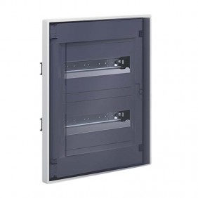 Bocchiotti built-in switchboard 24 modules smoked door IP40 B04956