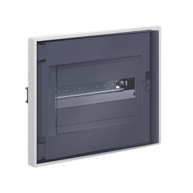 Bocchiotti built-in switchboard 12 smoked door modules IP40 B04954