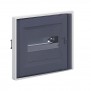 Bocchiotti Cuadro de distribución empotrado 8 módulos Puerta ahumada IP40 B04953