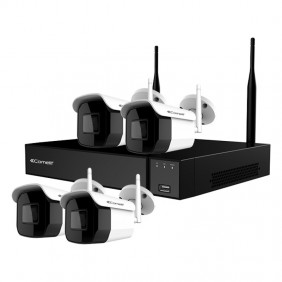 KIT de video Vigilancia Comelit WI-FI NVR de 4 canales y 2 tocho WIKIT004S02NA
