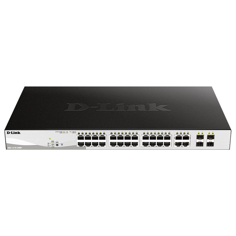 Switch D-link 24 porte POE + 4 porte combo Gigabit GbE/SFP DGS-1210-28MP