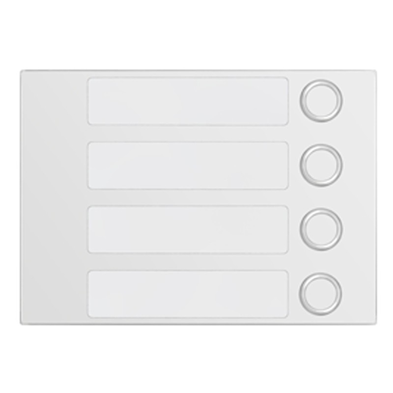 Bezel Urmet Alpha with 4 call Buttons White 1168/14W