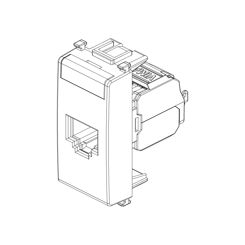 Presa Dati RJ45 Vimar Plana Netsafe Cat5e UTP 14339.11