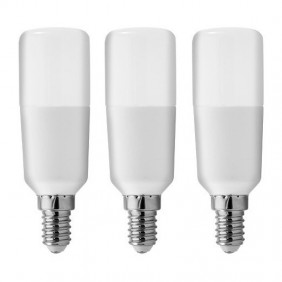 GE 7W 3000K LED Tubular Bulb E14 3 Pieces 93109512